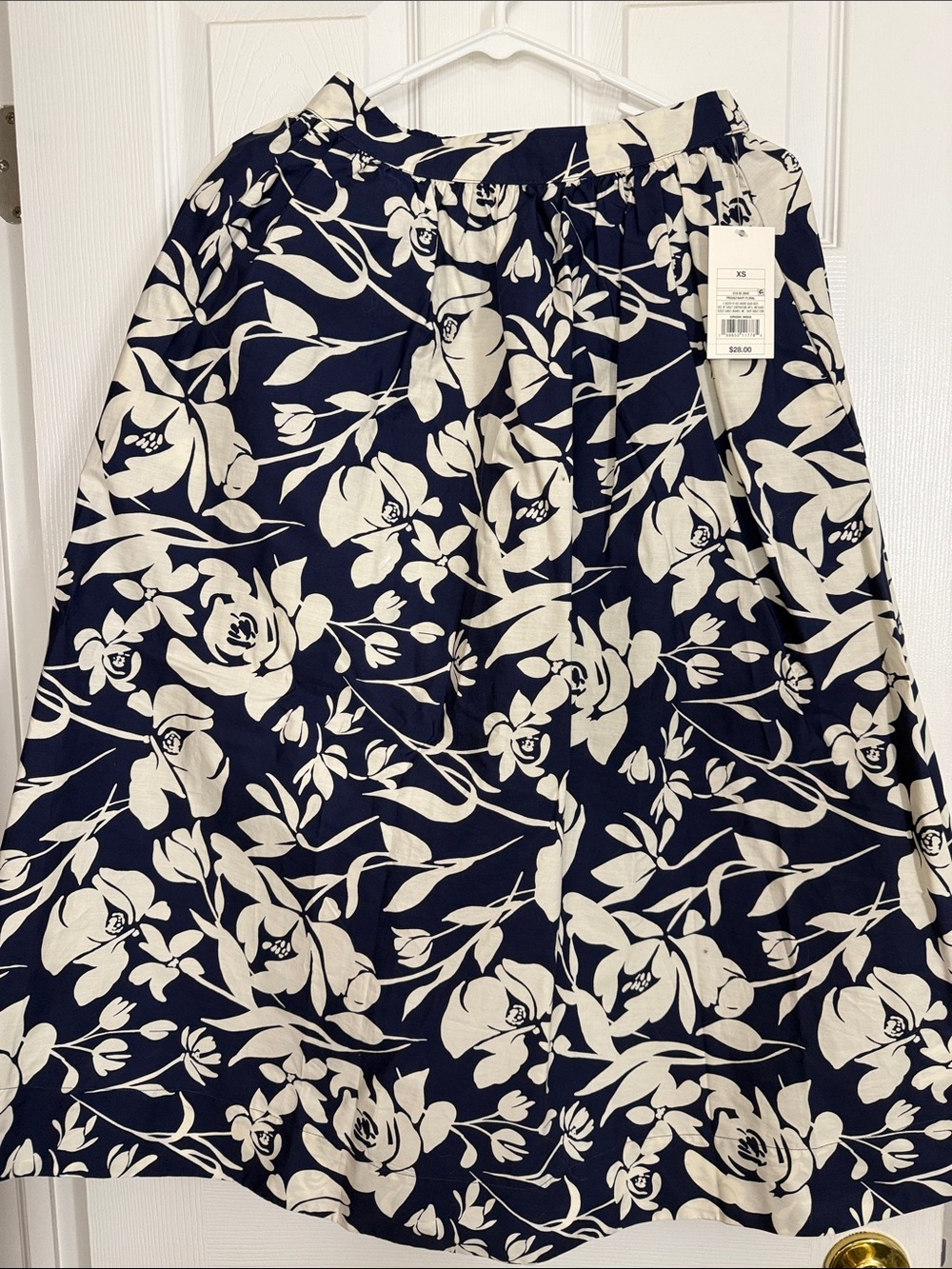 NWT a new day women’s Navy Floral A-Line Skirt